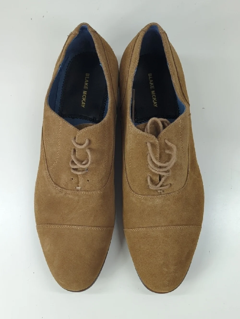 Blake McKay Melvern Tan Leather Oxford Shoes Size 11